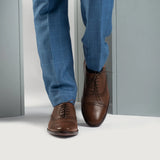 Styled On-Foot Perspective Demonstrating Ankle Fit & Silhouette on Model