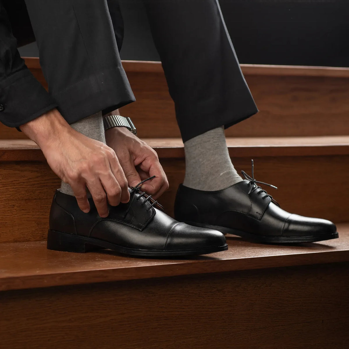 Orlaven Attorney 真皮德比皮鞋 男士 footwear image 10