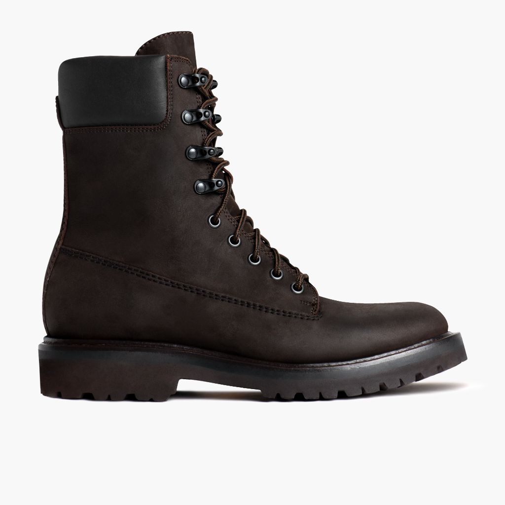 Classic Full-Grain leather Boots - 固特异沿条缝制工艺与鞋头细节