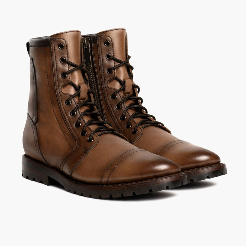 Casa Moto Amber Wheat Leather Boots 男士