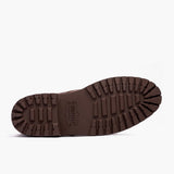 High-Traction Rubber Outsole & Lug Tread Pattern on Captain StormKing® Whiskey Leather Boots
