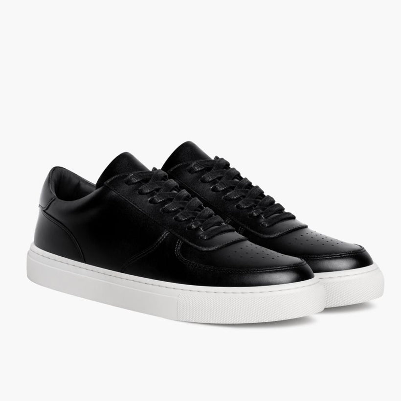 Court 黑色 Leather Sneakers 男士