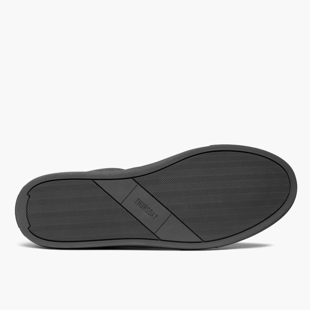 High-Traction Rubber Outsole & Lug Tread Pattern on Court Smoke 真皮休闲板鞋运动鞋 男士