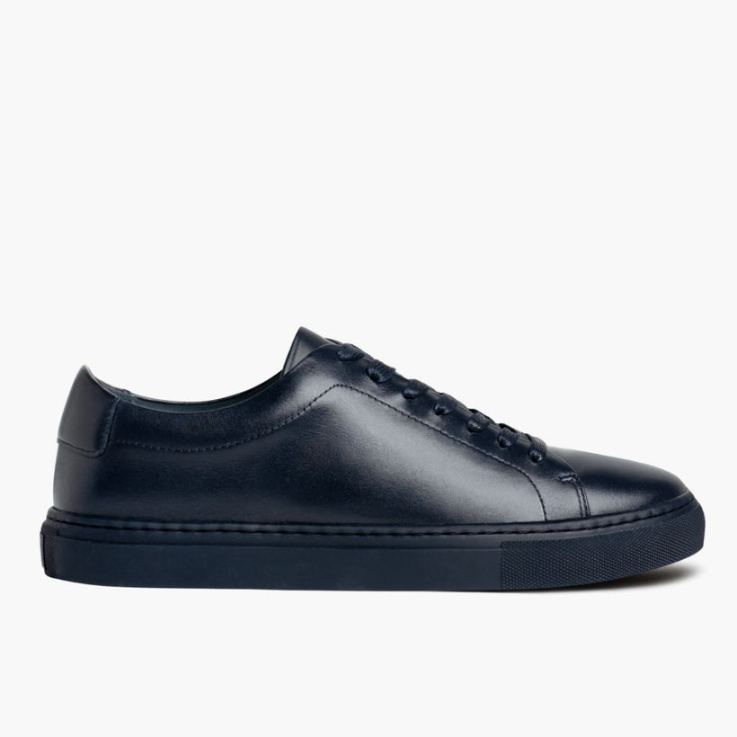 Encore Navy Leather Sneakers 男士