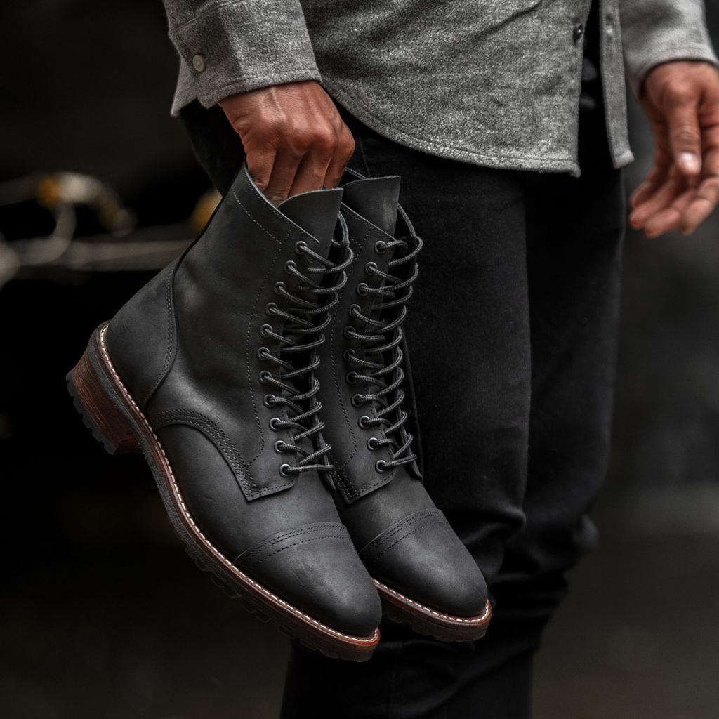 Styled On-Foot Perspective Demonstrating Ankle Fit & Silhouette on Model