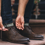 Cushioned Leather Insole & Ergonomic Arch Support Construction Detail