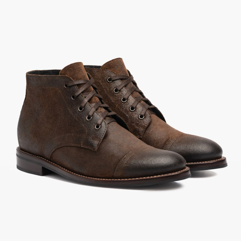 Cadet Mocha Leather Boots 男士