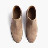 High-Traction Rubber Outsole & Lug Tread Pattern on Cavalier Sandstone Leather Boots