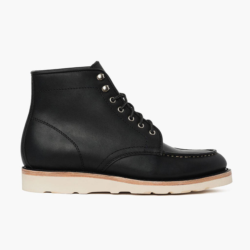 Diplomat 黑色 Matte Leather Boots 男士