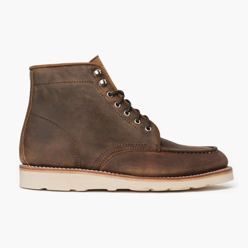 Diplomat Burnt Copper Leather Boots 男士