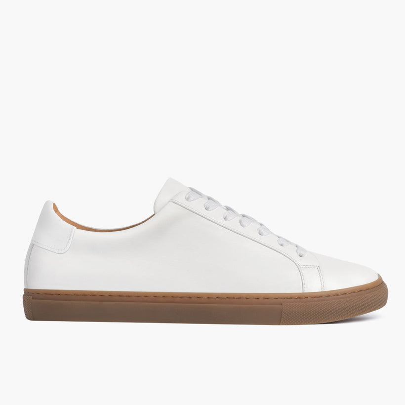 Legacy White Leather Sneakers 男士