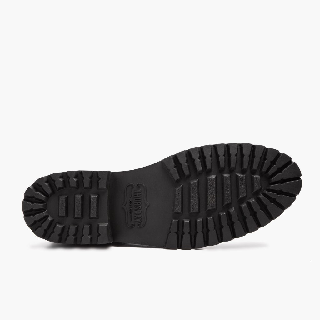 High-Traction Rubber Outsole & Lug Tread Pattern on Legend Safari 真皮工装靴马丁靴 男士