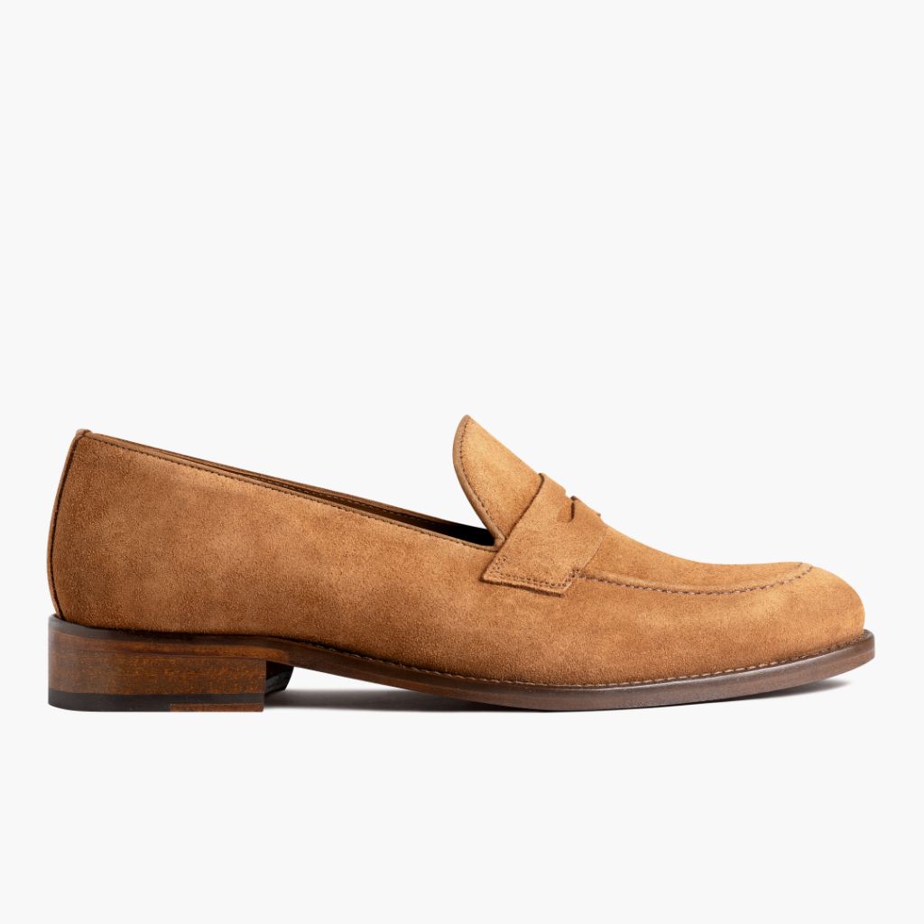 Classic Full-Grain leather Loafers - 固特异沿条缝制工艺与鞋头细节