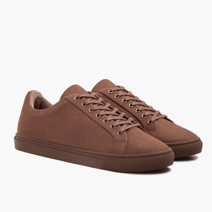 Premier Low Top Pebble Leather Sneakers 男士