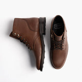 Authentic Full-Grain Leather Grain Depth & Pull-Up Patina Texture Detail