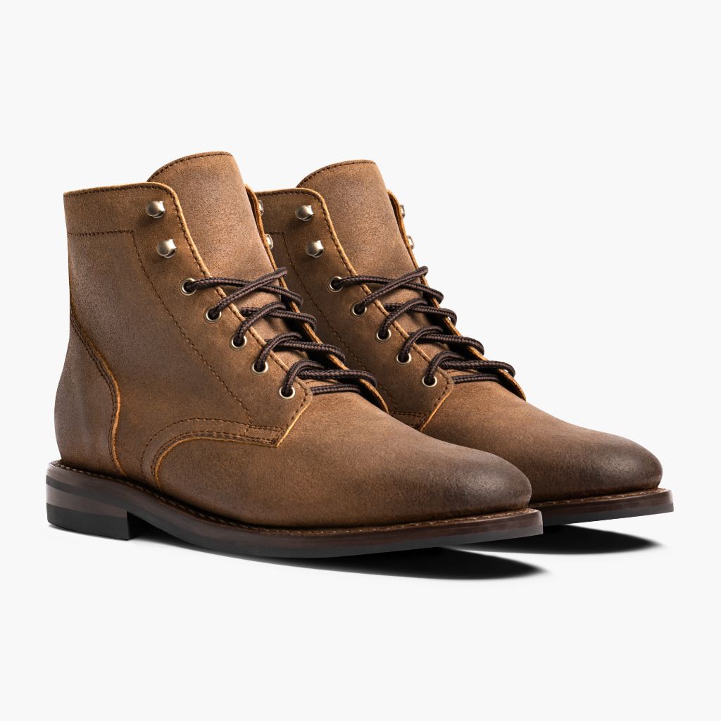 President Safari 真皮工装靴马丁靴 男士 For Men in Classic Full-Grain Leather - 侧面轮廓视角 | 官方商城选购