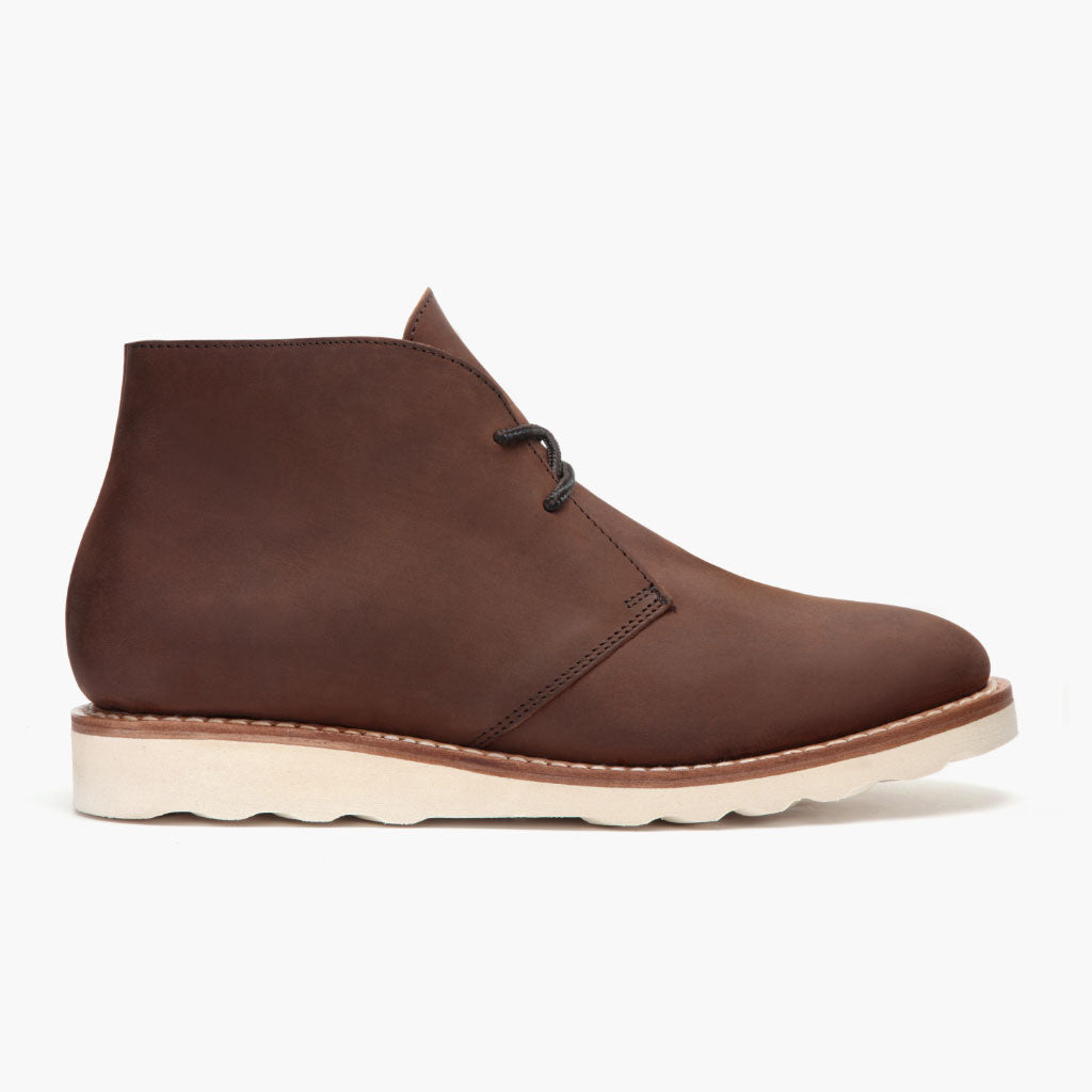 Classic Full-Grain leather Boots - 固特异沿条缝制工艺与鞋头细节