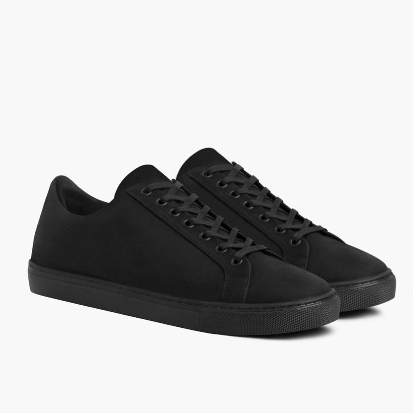 Premier Low Top 黑色 Matte Leather Sneakers 男士