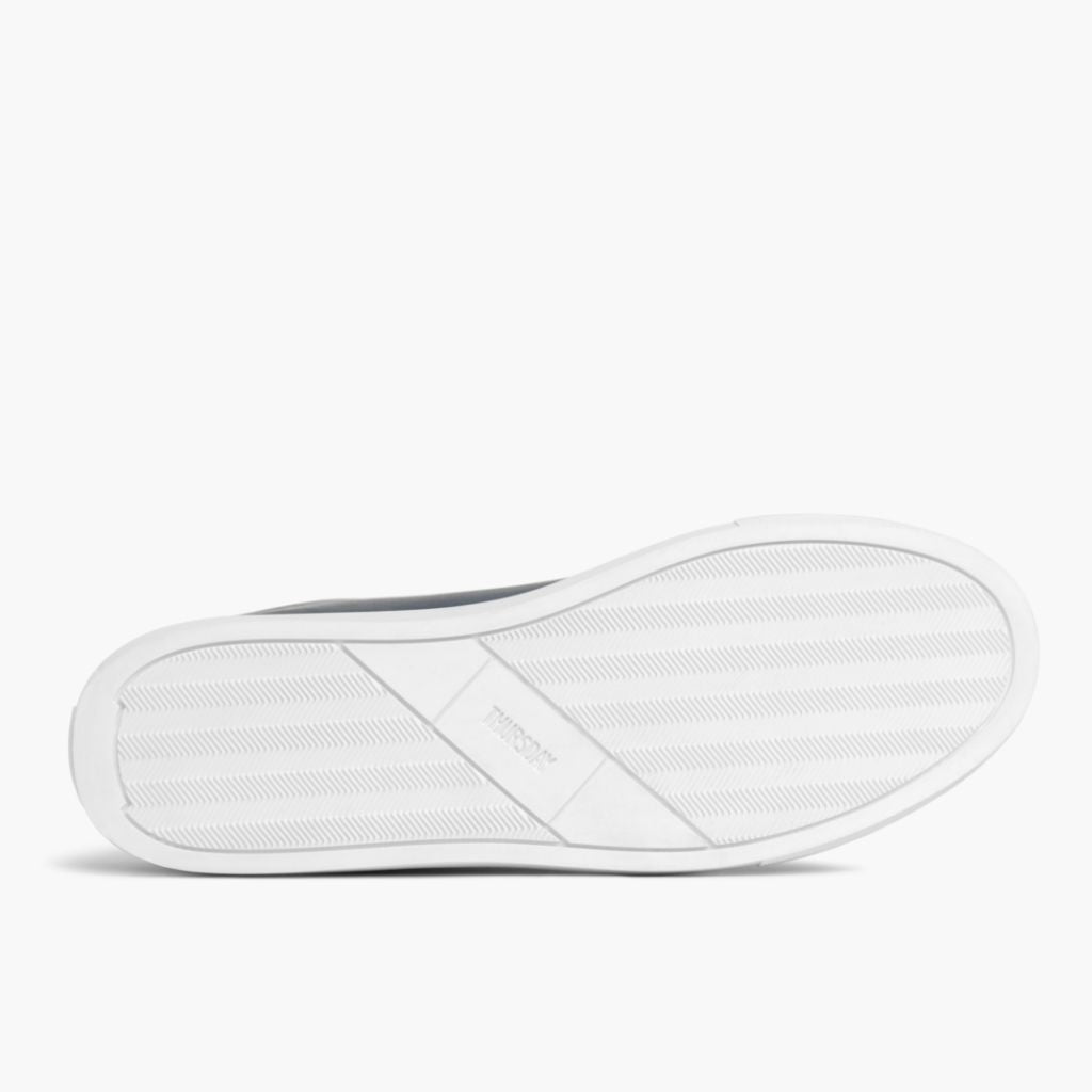High-Traction Rubber Outsole & Lug Tread Pattern on Premier Low Top Deep 深海蓝 真皮休闲板鞋运动鞋 男士 For Men