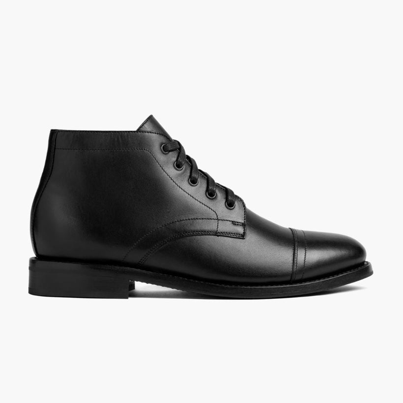 Cadet 黑色 Leather Boots 男士