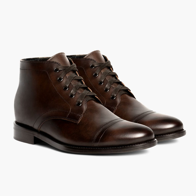 Cadet Rich Mahogany Leather Boots 男士