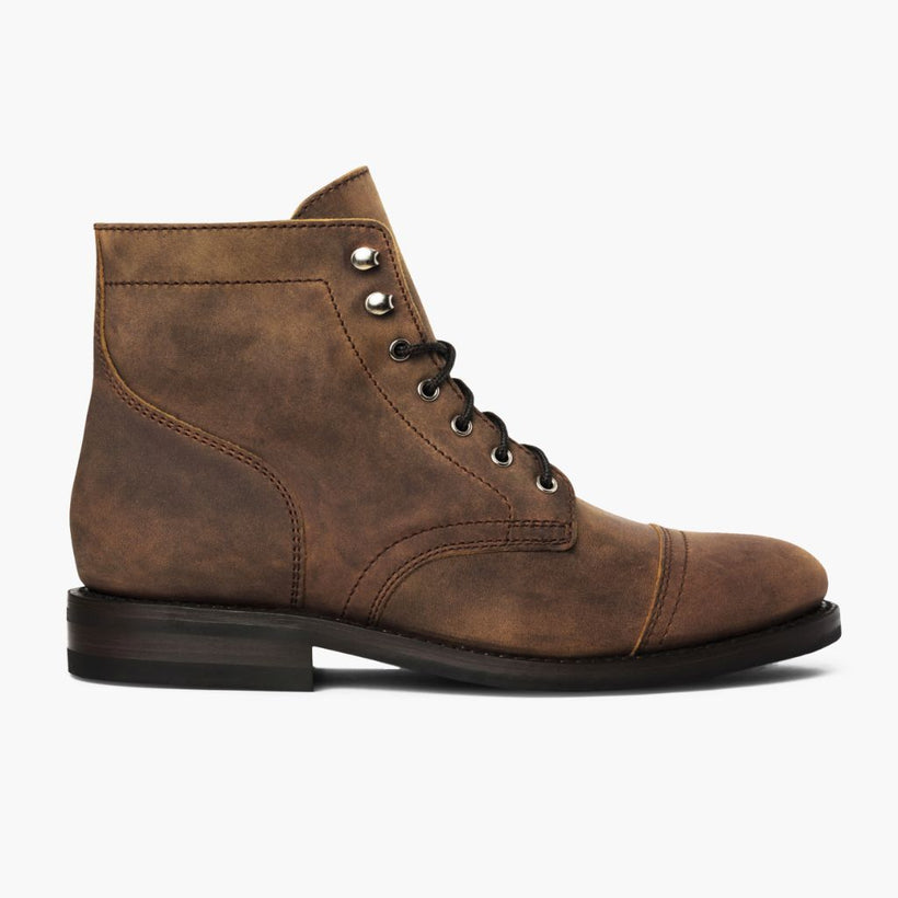 Captain Burnt Copper Leather Boots 男士