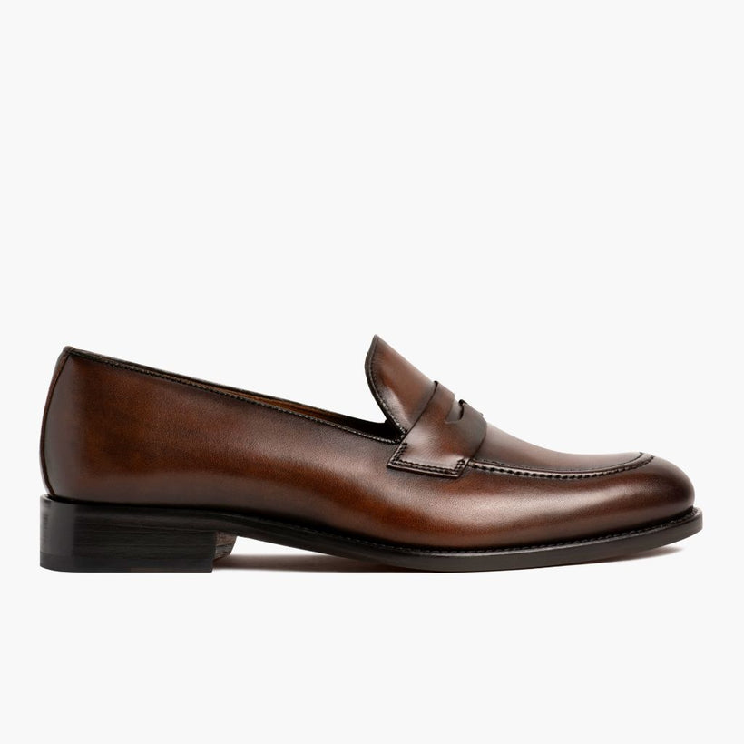 Lincoln Rich Mahogany Leather Sneakers 男士