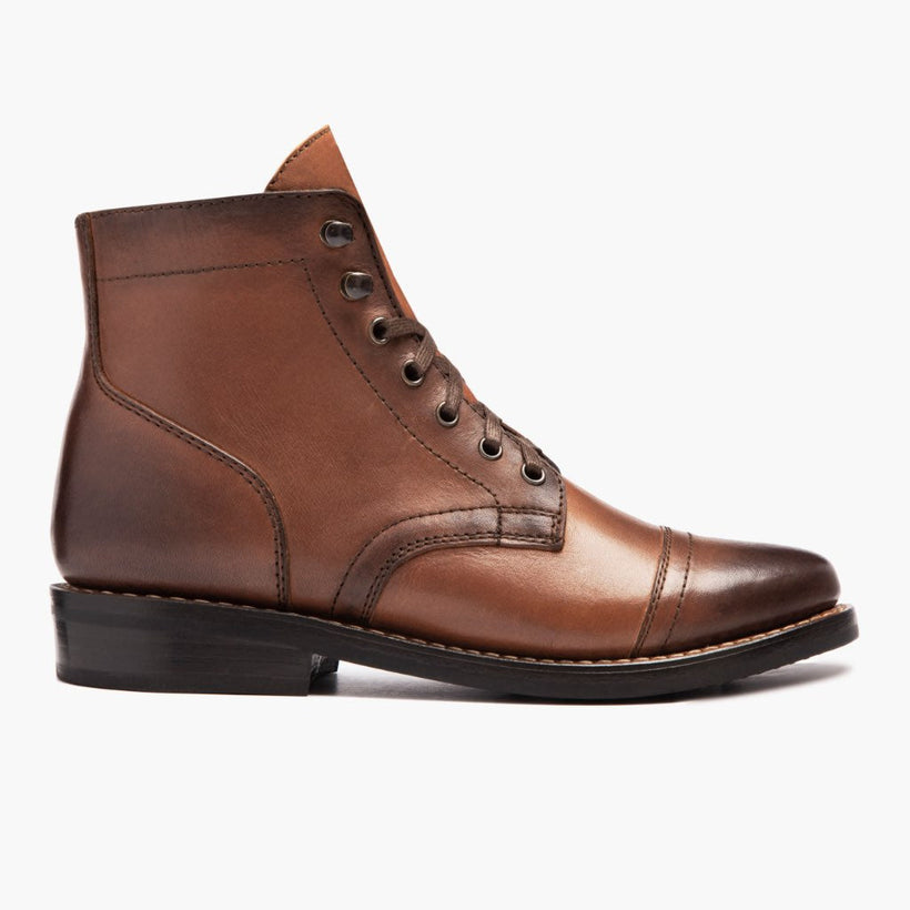 Captain Brandy Leather Boots 女士