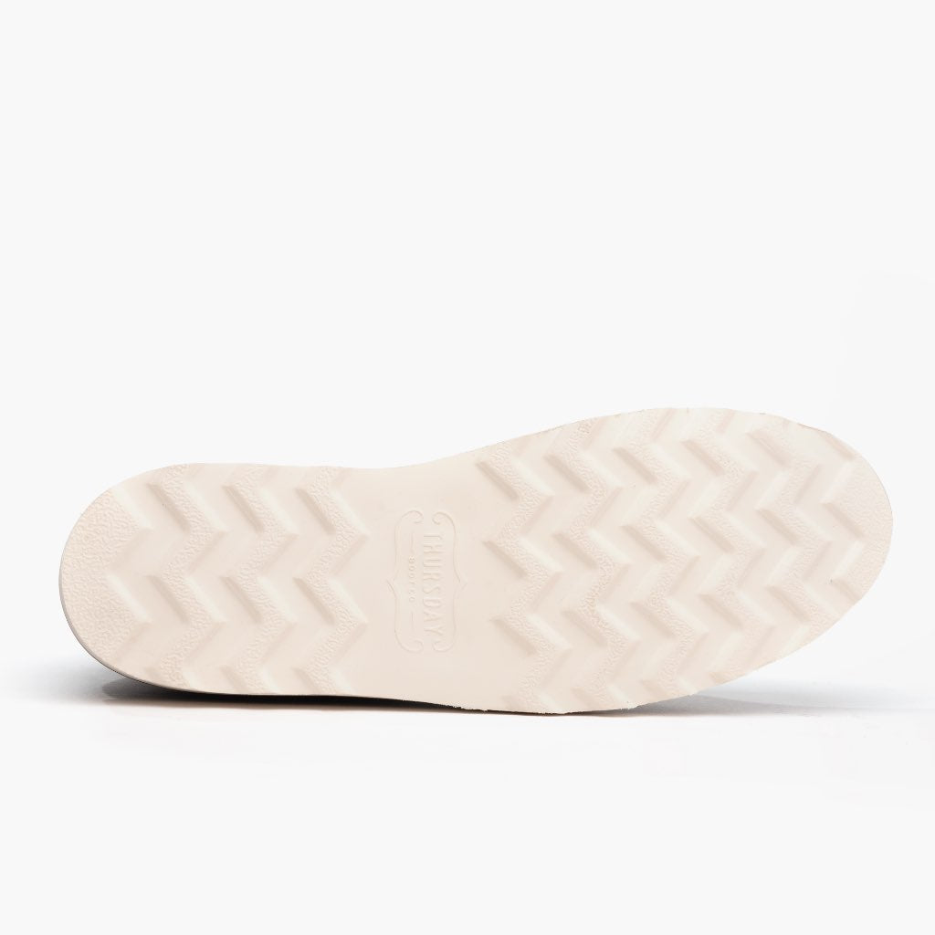 High-Traction Rubber Outsole & Lug Tread Pattern on Diplomat 经典黑 真皮工装靴马丁靴 女士