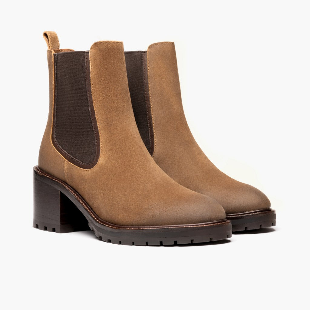 Classic Full-Grain leather Boots - 固特异沿条缝制工艺与鞋头细节