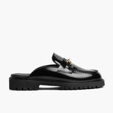 Black Full-Grain leather Loafers - Goodyear Welt Construction & Front Toe Box Detail