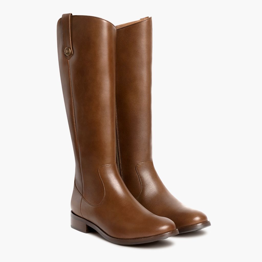 Classic Full-Grain leather Boots - 固特异沿条缝制工艺与鞋头细节
