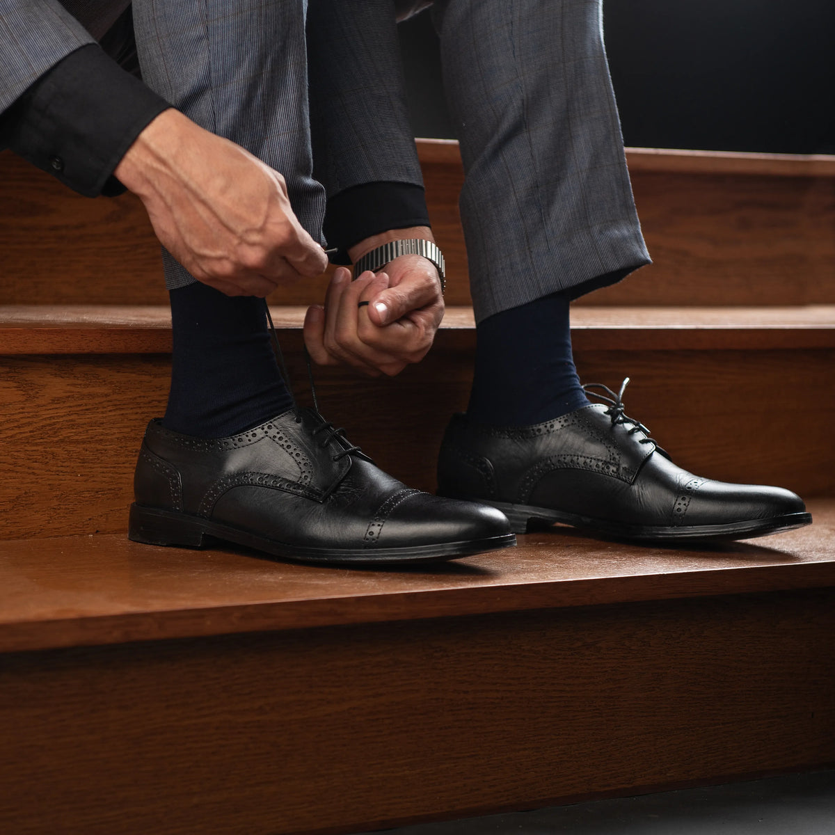 Orlaven Dirk Brogues 真皮德比皮鞋 男士 footwear image 10
