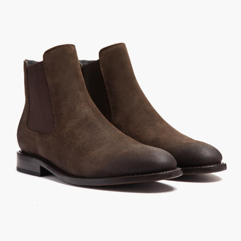 Cavalier Dark 棕色 Leather Boots 男士