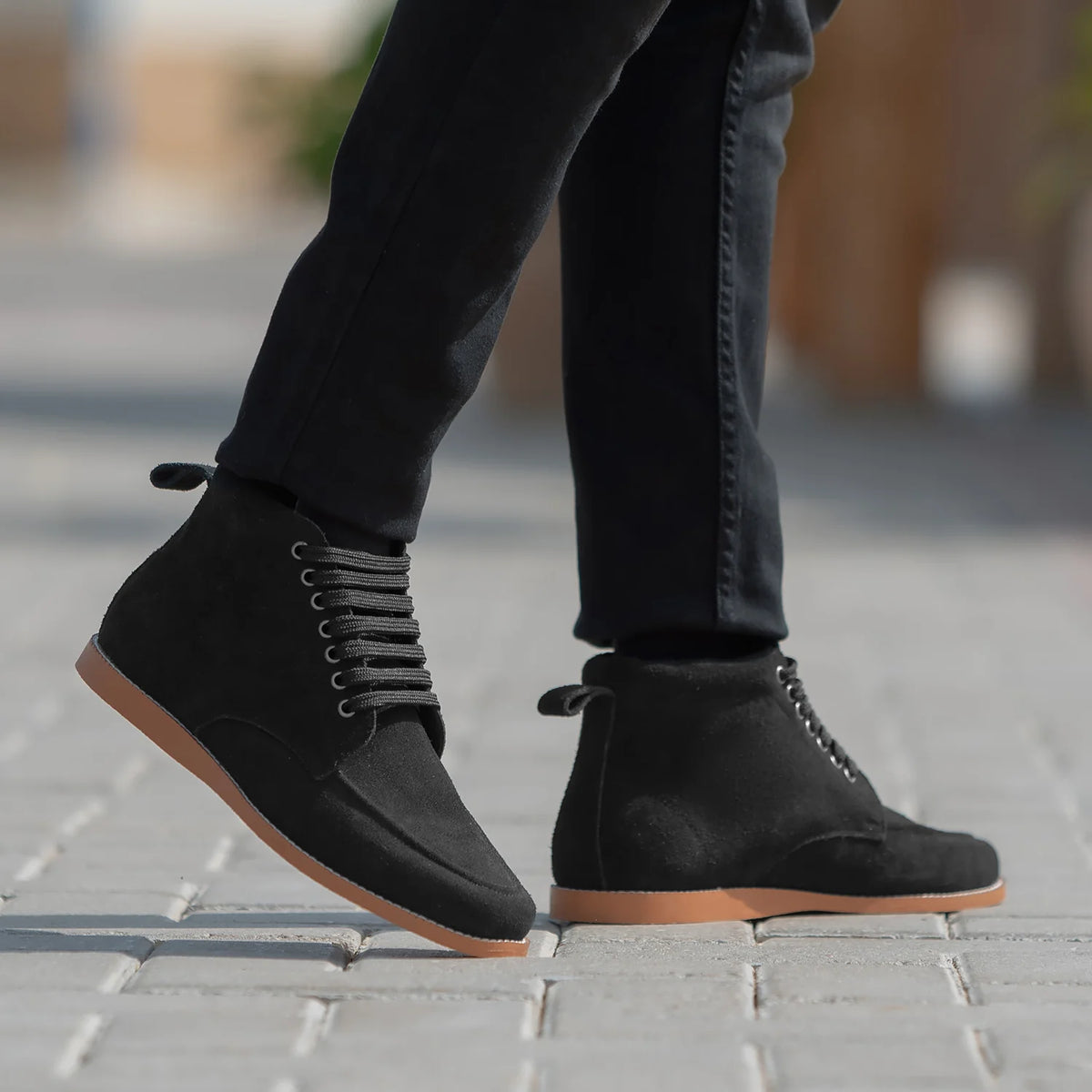 Orlaven Bearman 真皮工装靴马丁靴 男士 footwear image 9