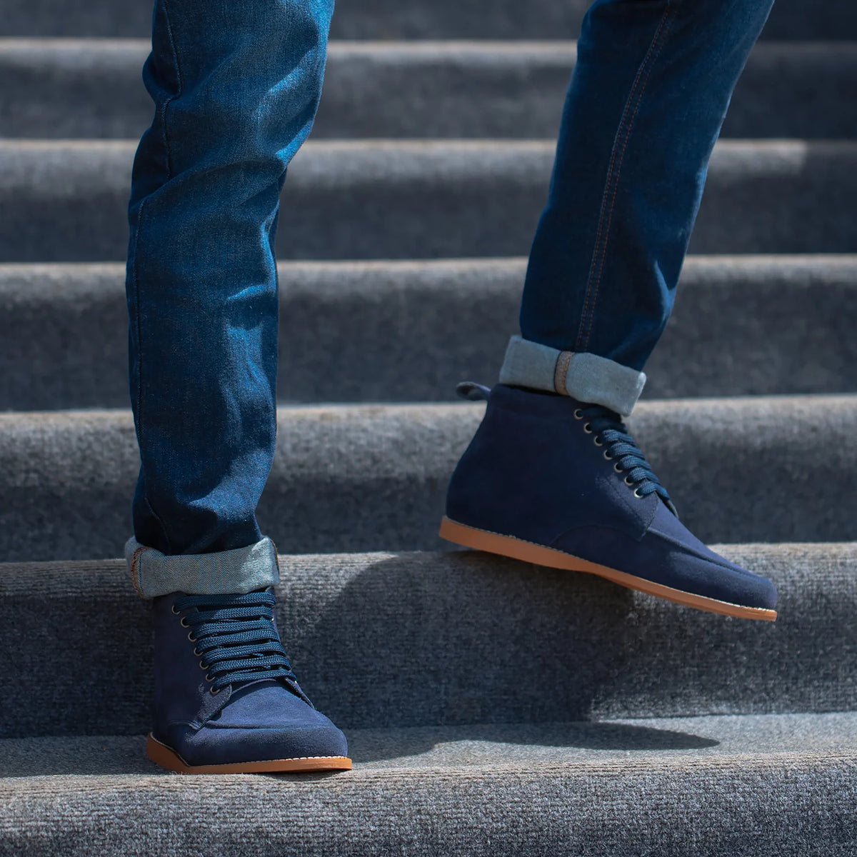 Orlaven Bearman 真皮工装靴马丁靴 男士 footwear image 10