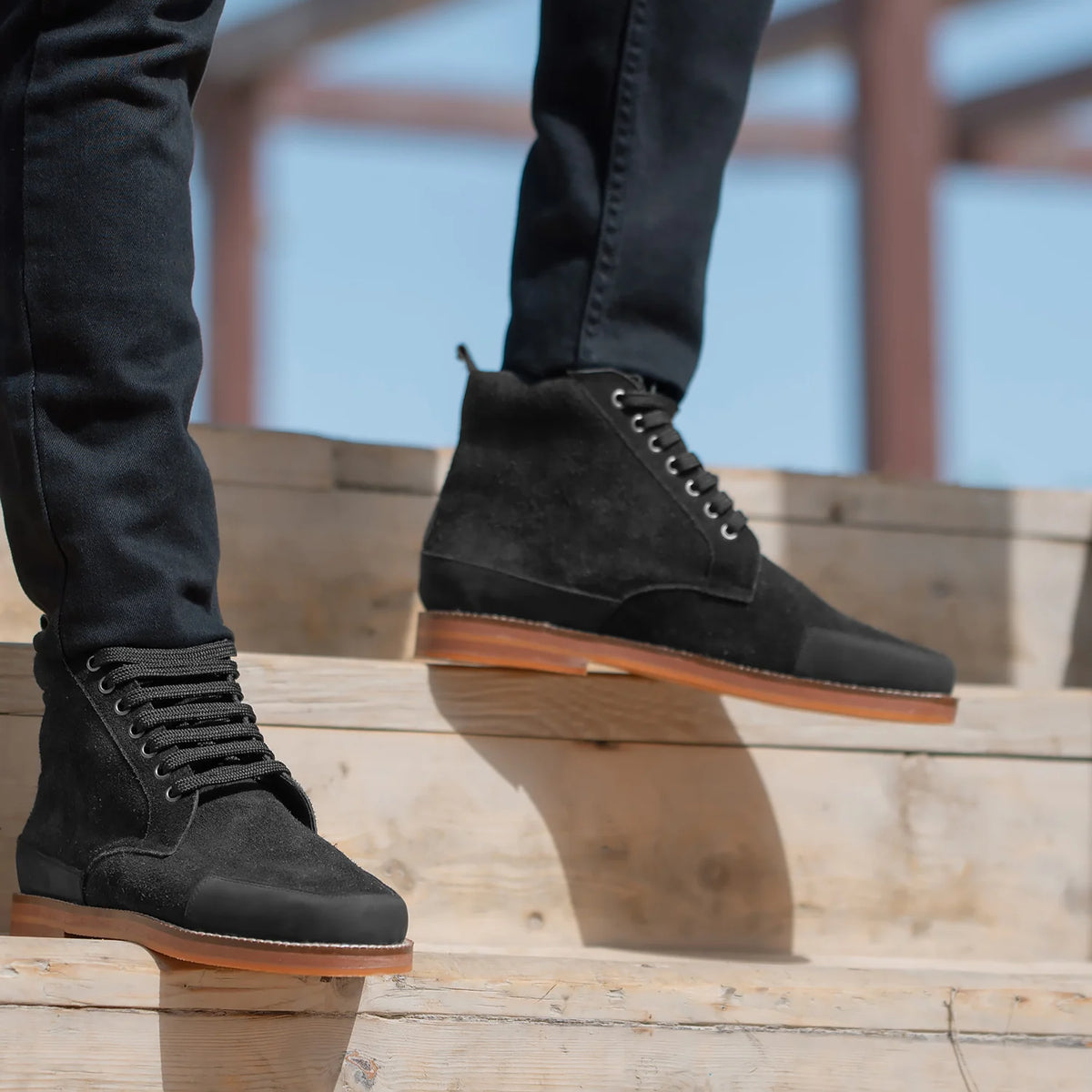 Orlaven Carnell 真皮工装靴马丁靴 男士 footwear image 9