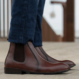 Authentic Full-Grain Leather Grain Depth & Pull-Up Patina Texture Detail