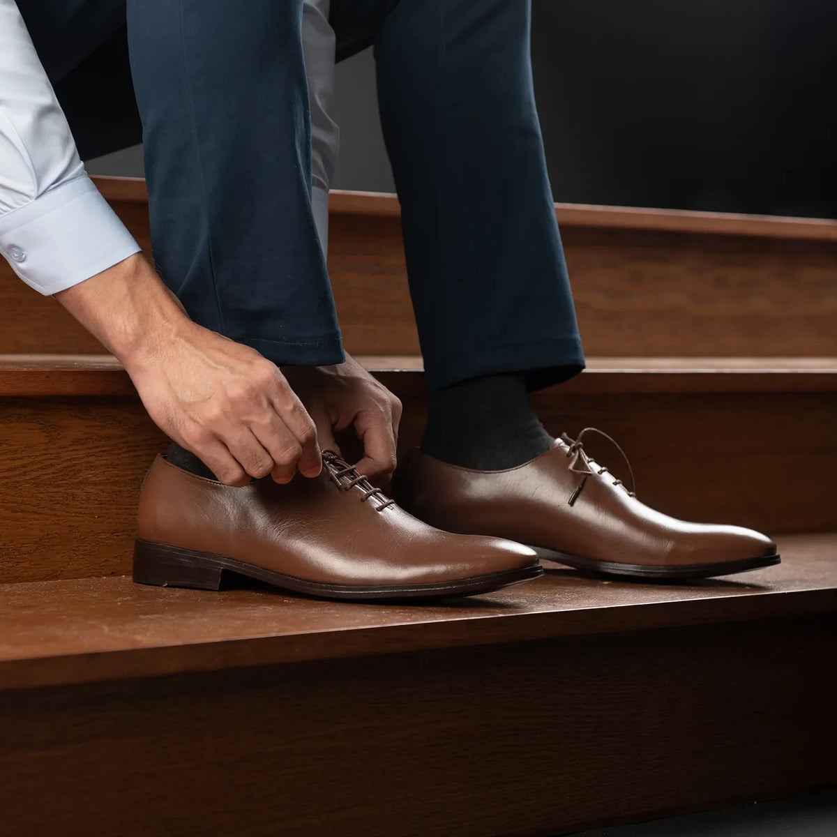 Orlaven Director Wholecut 浅棕褐色 真皮皮鞋 男士 footwear image 10