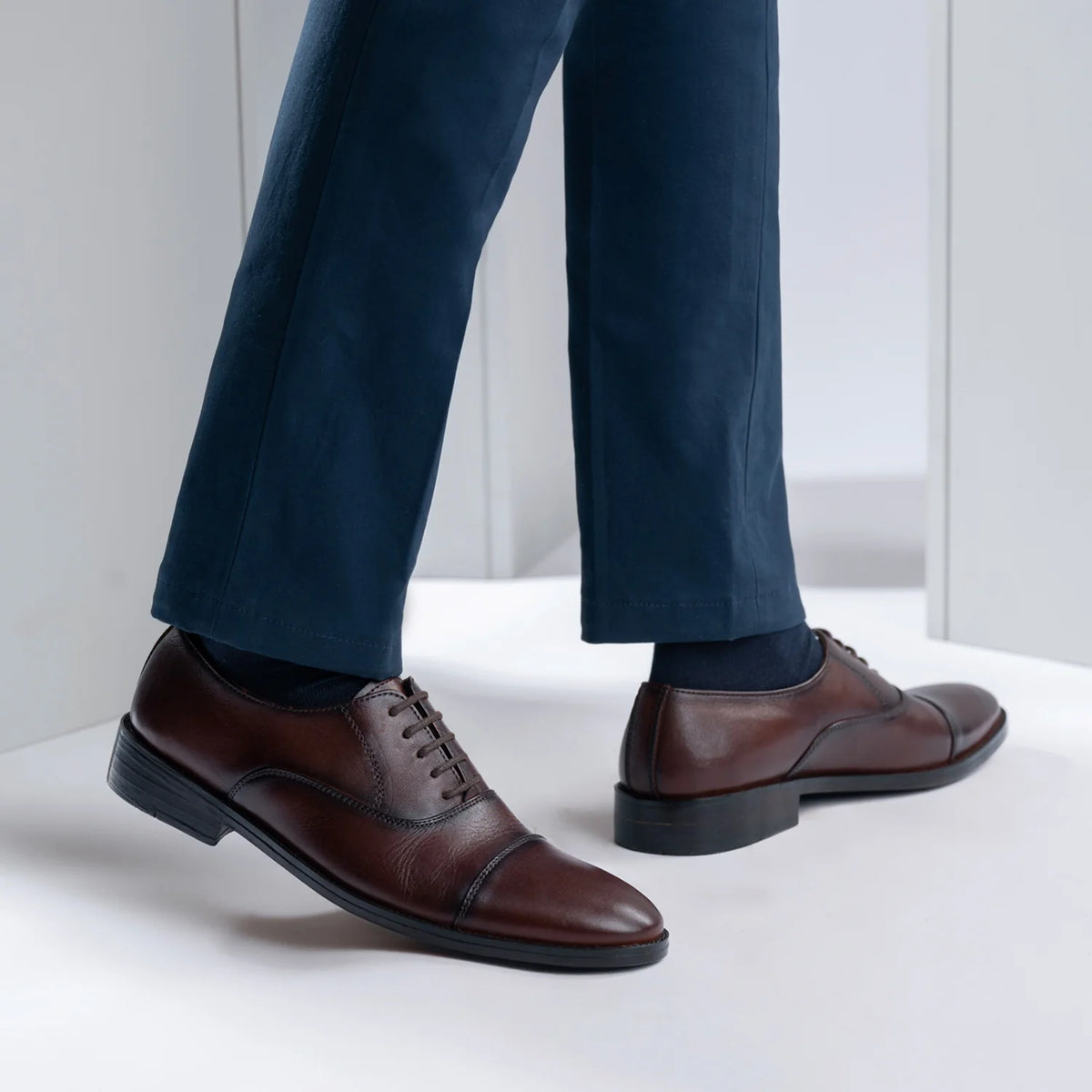 Orlaven Professor Oxford Burnished 复古棕 真皮皮鞋 男士 footwear image 10