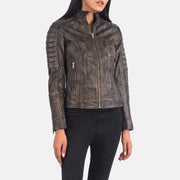 
内衬展示 Showing Quilted Polyester Lining & 内部双侧实用暗袋