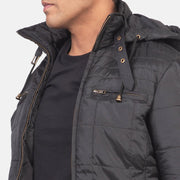
内衬展示 Showing Quilted Polyester Lining & 内部双侧实用暗袋