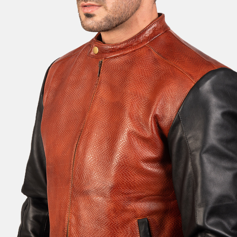Avan 真皮飞行员夹克 男士 – alternate product view 6