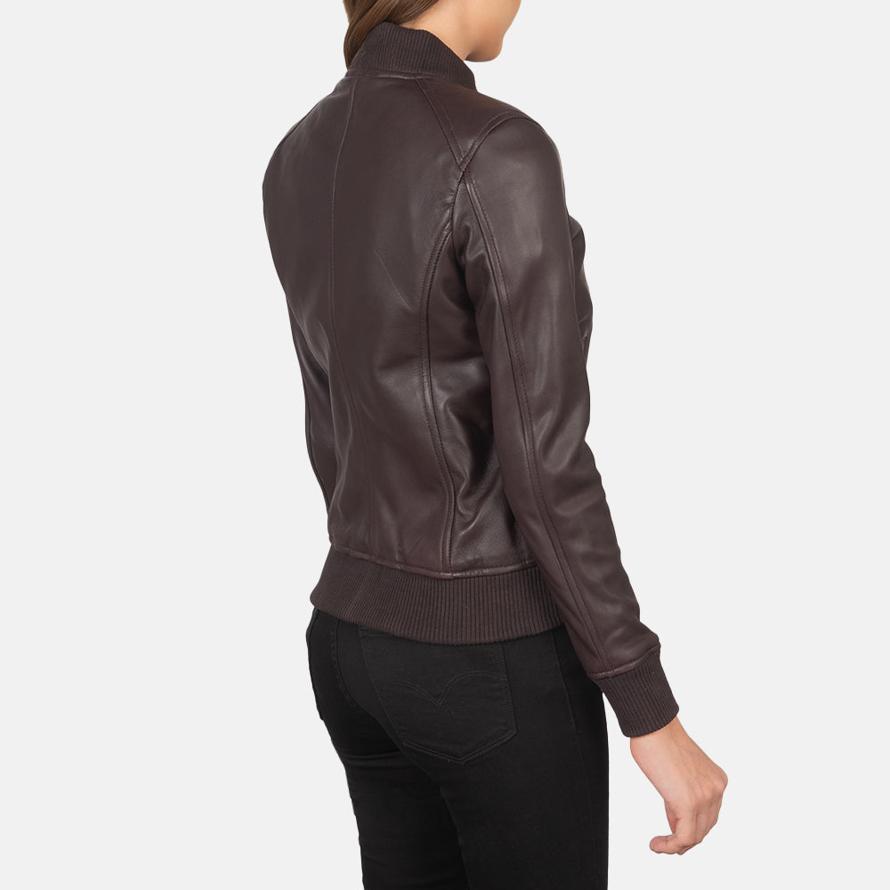 Authentic Sheepskin Leather with Semi-aniline Finish Grain Texture & Heavy-Duty Seam Stitching Detail