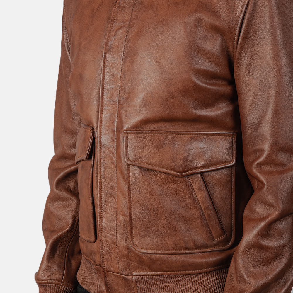 Coffmen 真皮飞行员夹克 男士 – alternate product view 6