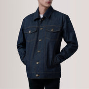
Authentic Full-Grain Leather Grain Texture & Heavy-Duty Seam Stitching Detail