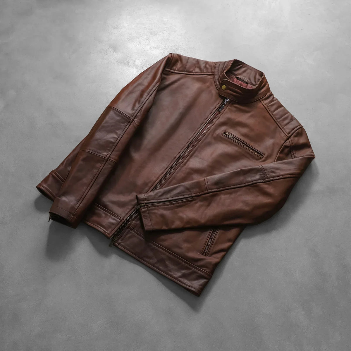 
Dean 经典黑 真皮机车皮衣 男士 – alternate product view 7