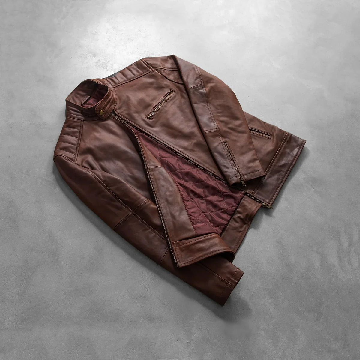 
Dean 经典黑 真皮机车皮衣 男士 – alternate product view 8