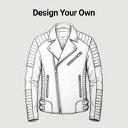 Design Your Custom Leather Jacket | Free Shipping &amp; Alteration in Classic Full-Grain Leather - Front Profile View &amp; Tailored Silhouette | Buy Online