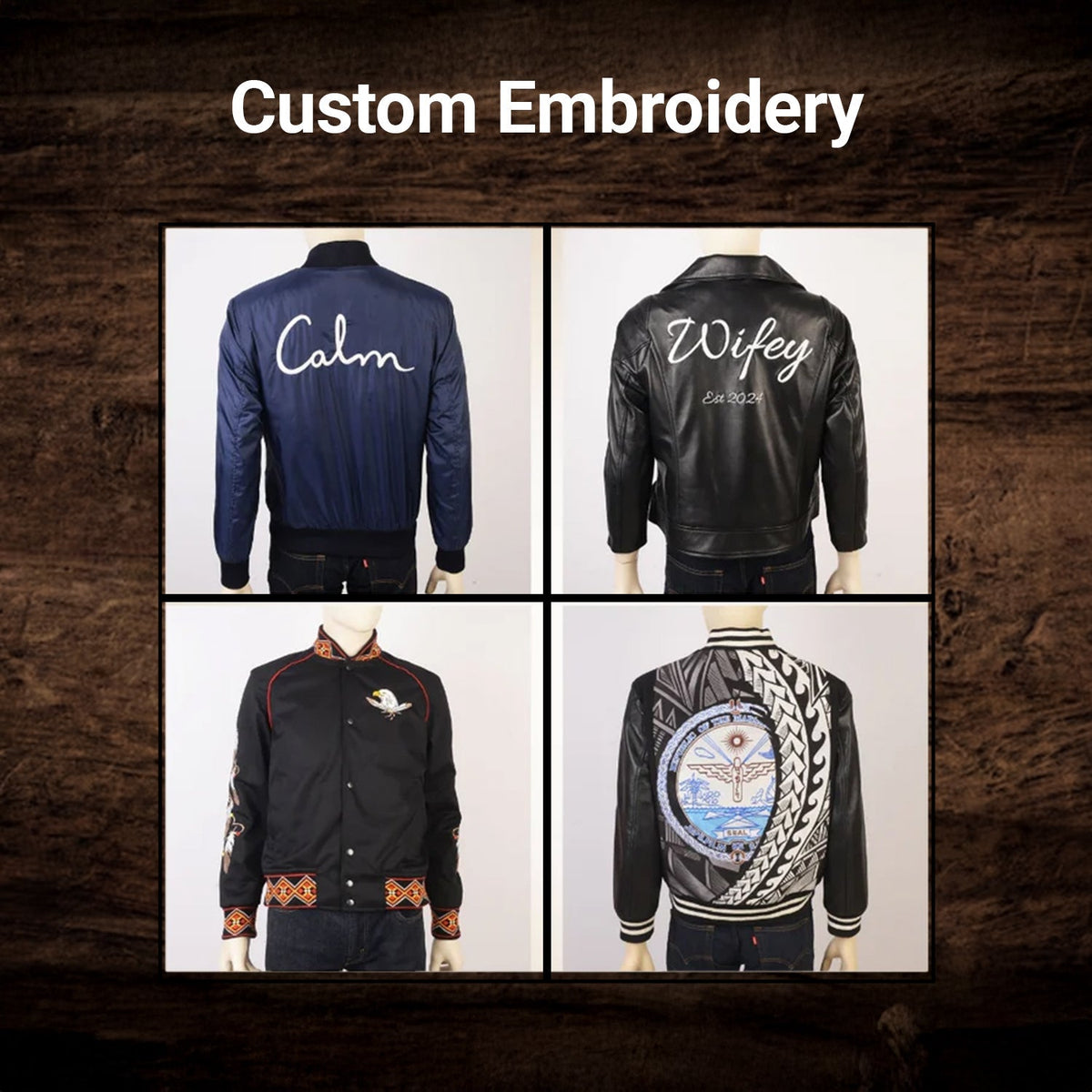 Design Your Own 真皮夹克 女士 – alternate product view 10